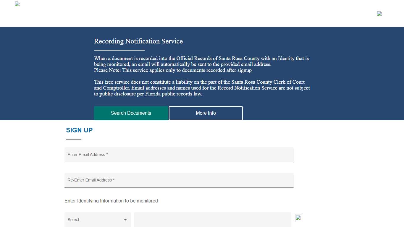 Recording Notification Service